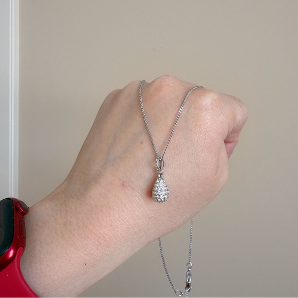 Swarovski Jewelry - Swarovski Iconic Swan Pendant Necklace - Silver Tone & Clear Crystal